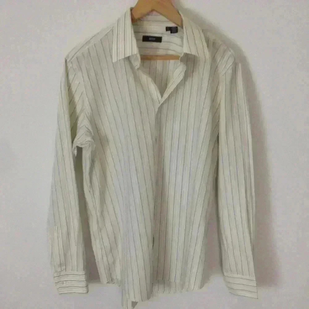 Hugo Boss Striped Multi-Color Dress Shirt 16